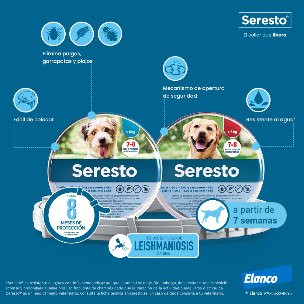 Seresto Coleira Antiparasitária para Cão